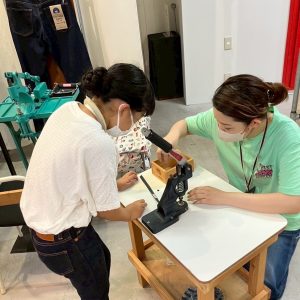 BettySmithジーンズミュージアム　デニムストラップ作り体験